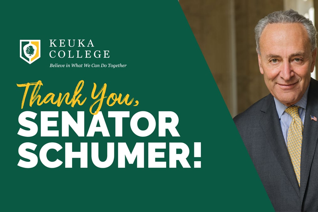 Thank You, Senator Schumer!